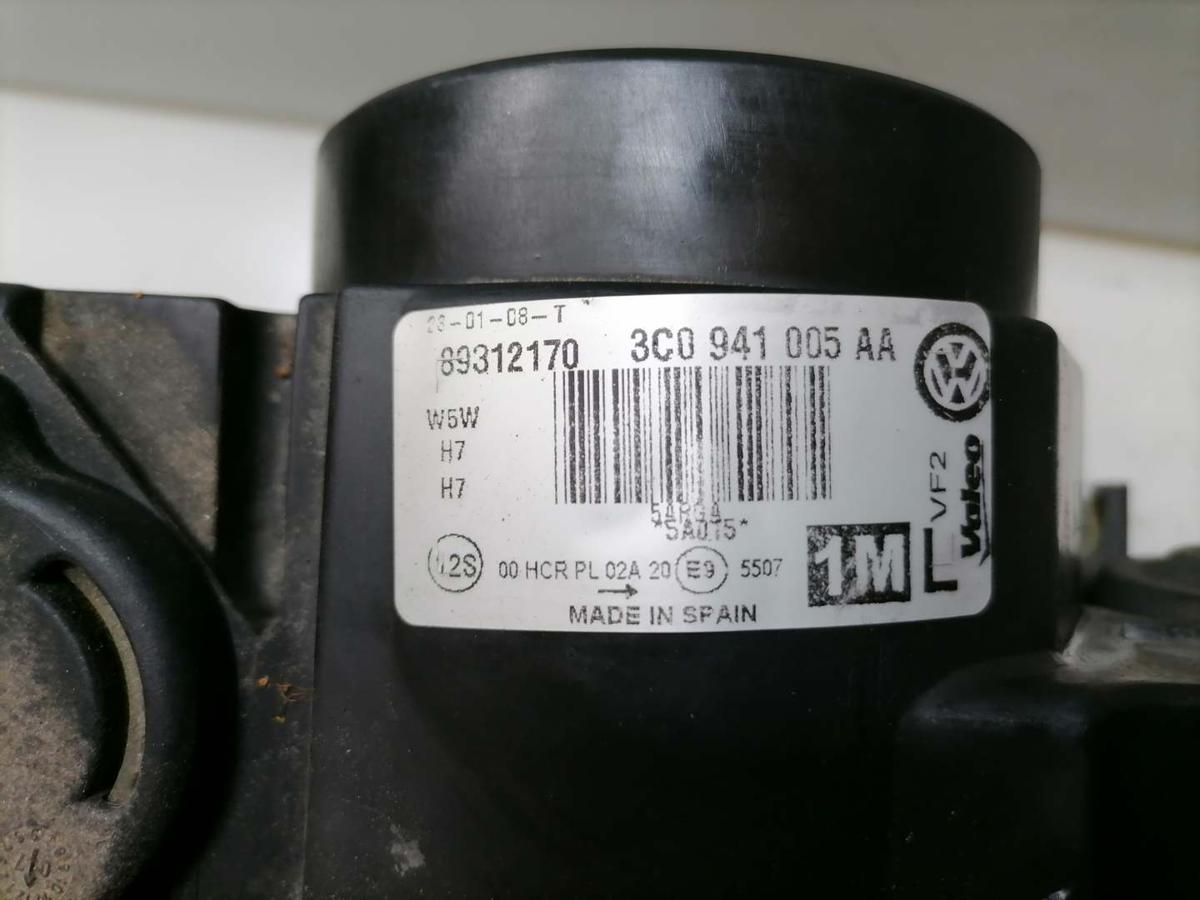 VW Passat 3C B6 original Scheinwerfer vorn links Halogen Bj.2006